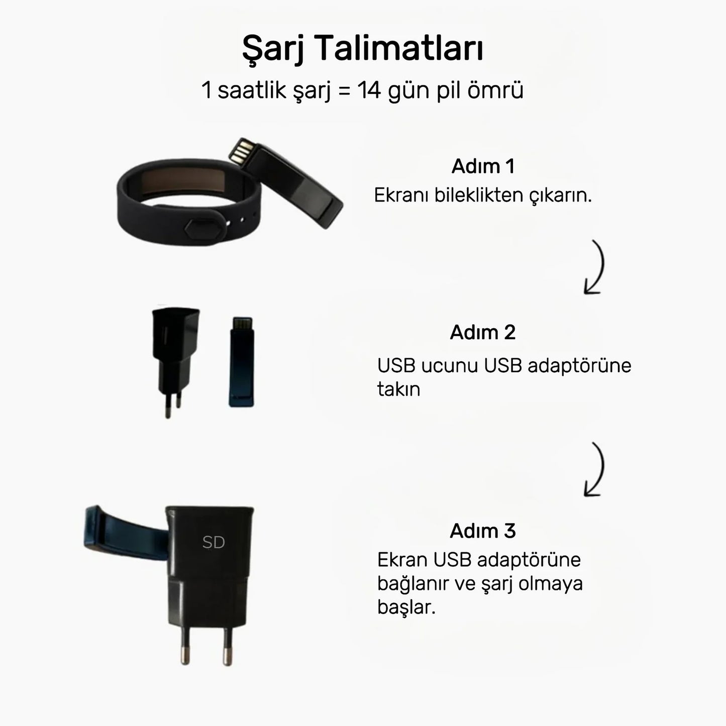 Titreşimli Alarm Bilekliği